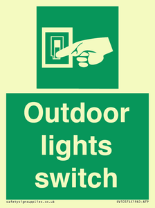 Outdoor lights switch